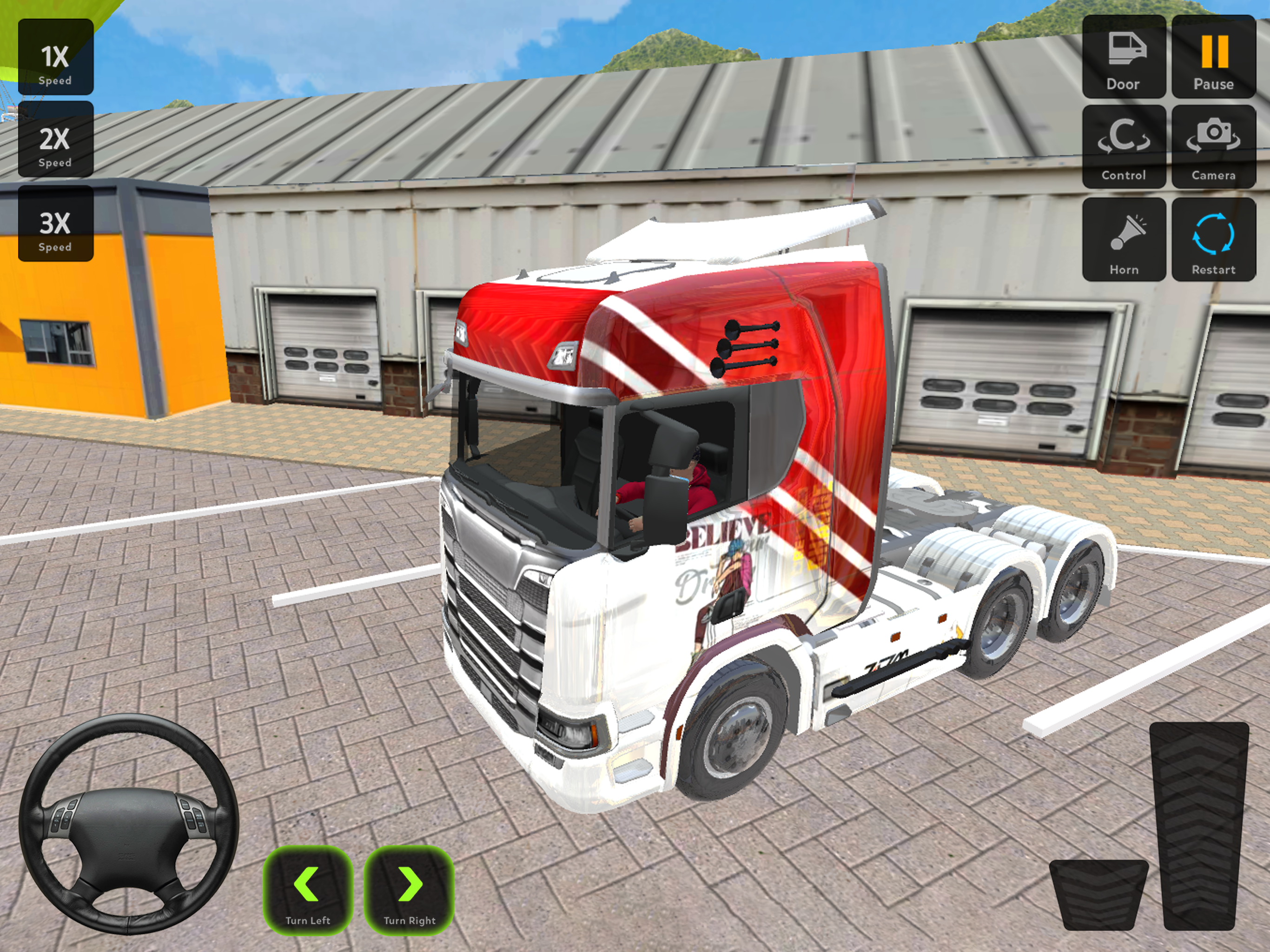European Truck Driving Game