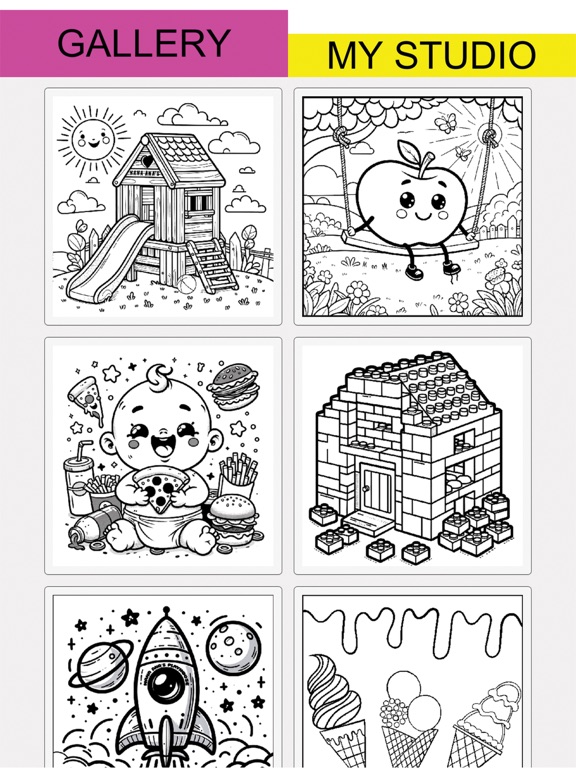 Screenshot #5 pour Nana Ana's Playhouse Coloring
