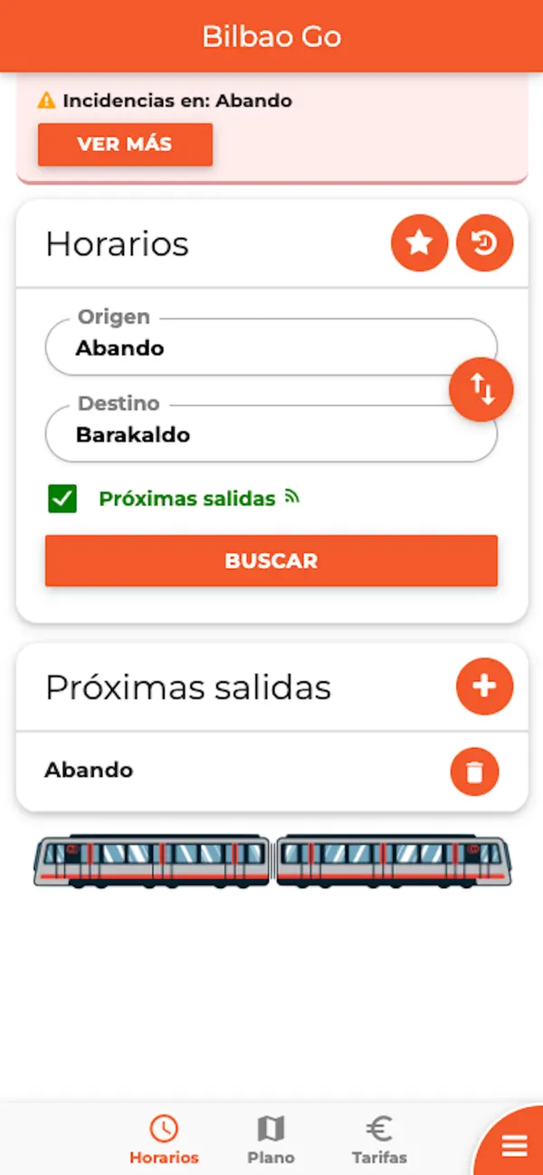 Screenshot #1 pour Bilbao Go: Metro Tren Tranvía