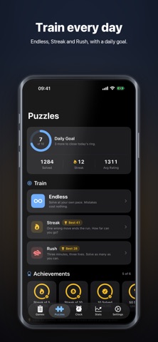 Chess Journal, Clock & Puzzles Screenshot 6 of 7