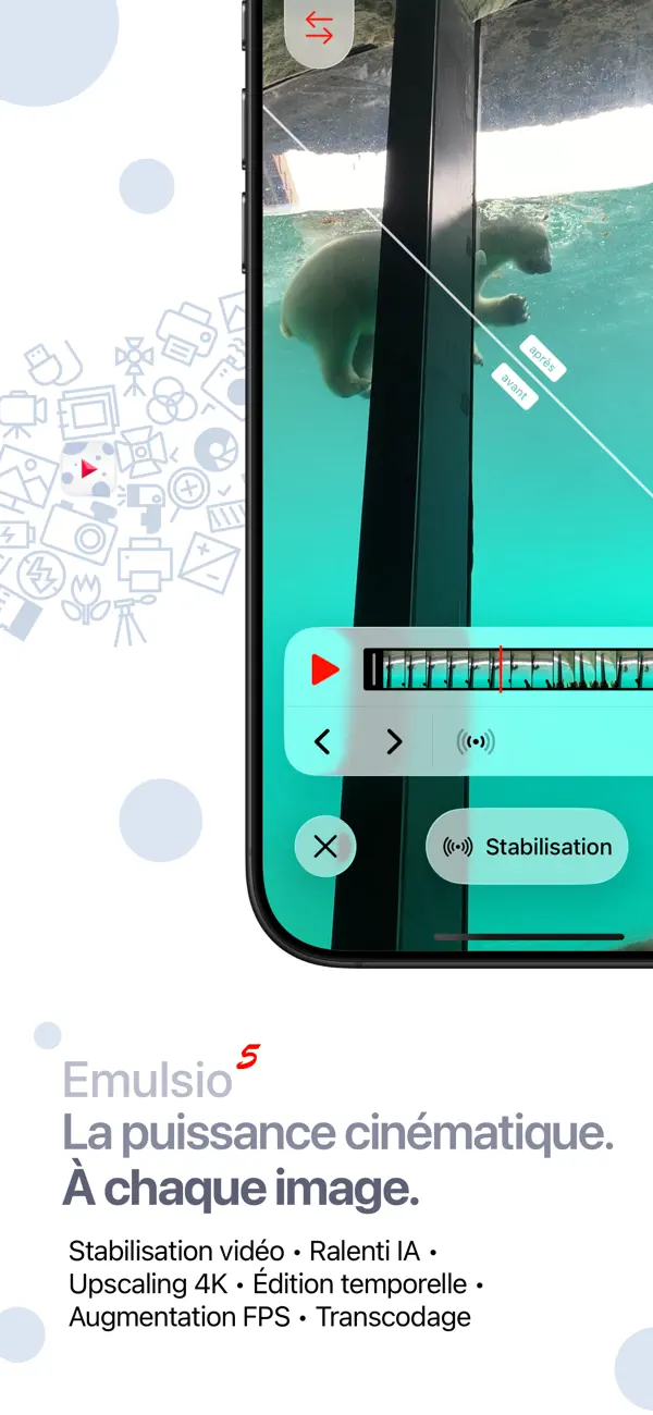 Screenshot #1 pour Emulsio › Stabilisateur vidéo