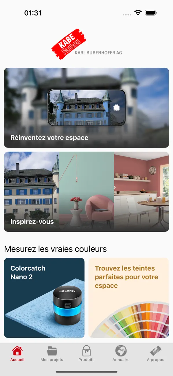 Screenshot #1 pour KABE-Farben