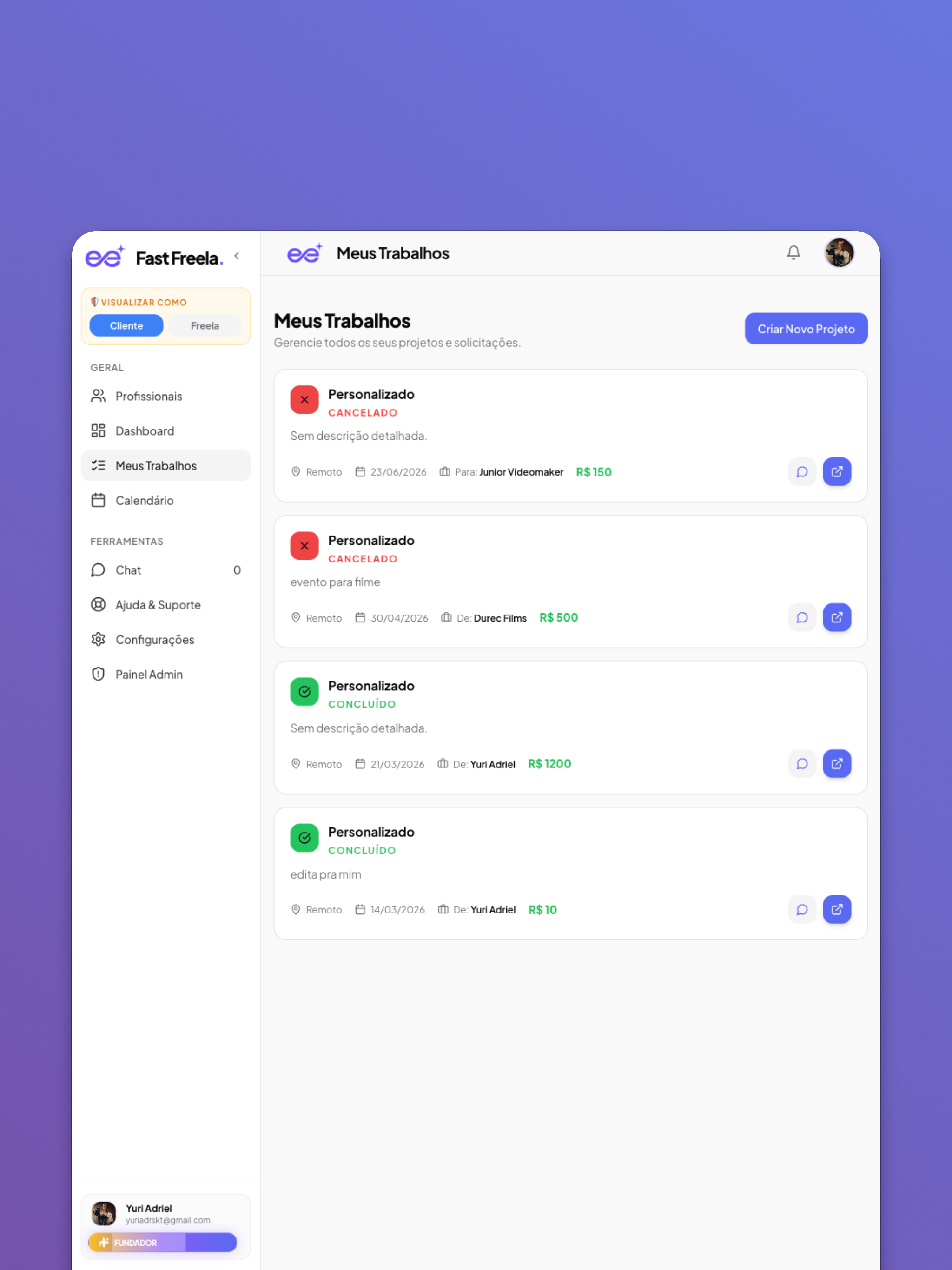 FastFreela screenshot 18