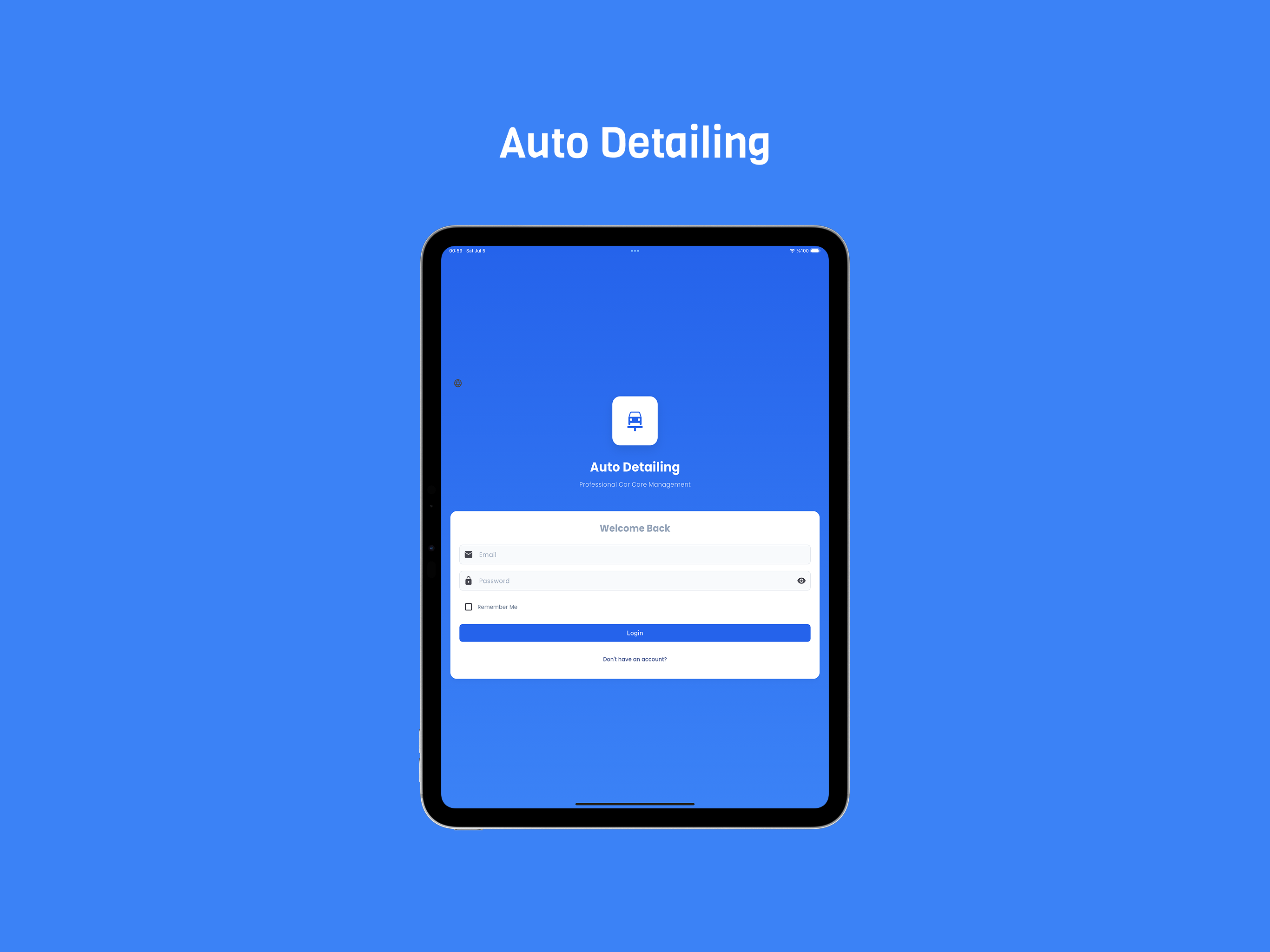 AutoDetailing: Care Manager