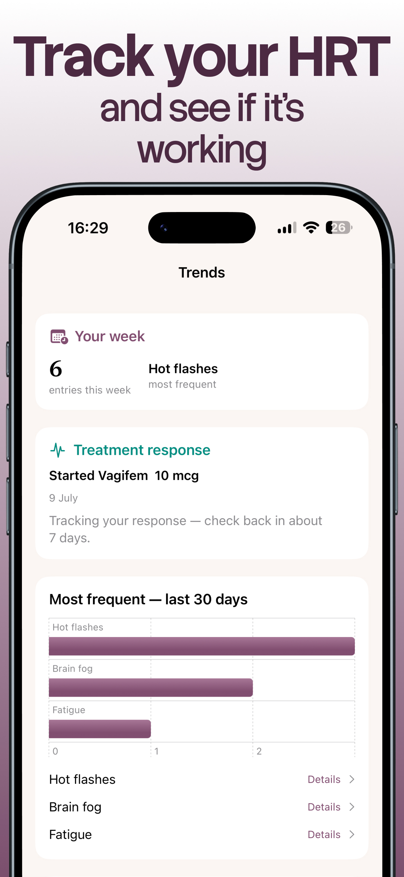 Pausa: Perimenopause Tracker screenshot 4