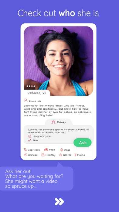 Glaries - Dating App Screenshot