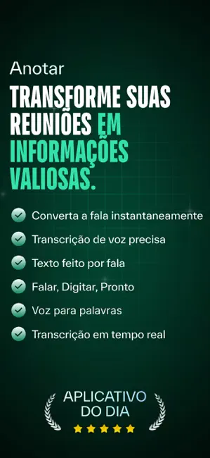 Anotar: Gravador para Reuniões iPhone screenshot 6