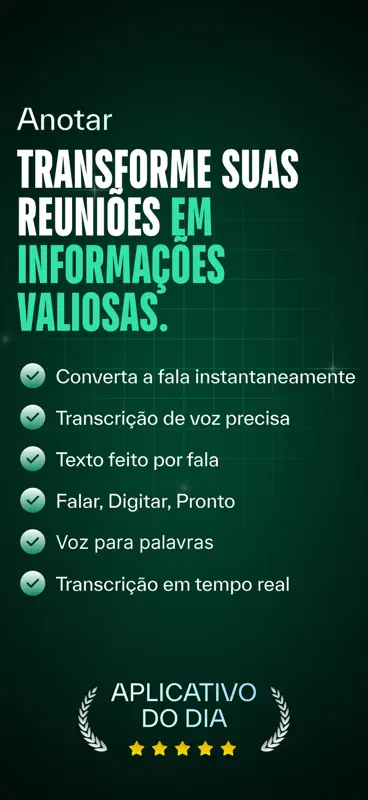 Anotar: Gravador para Reuniões screenshot 6 of 6
