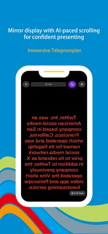 Wonder Prompt - Teleprompter iPhone screenshot