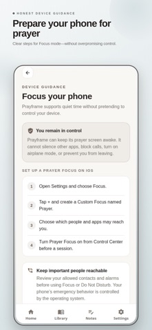 Prayframe: Prayer Timer Screenshot 5 of 5