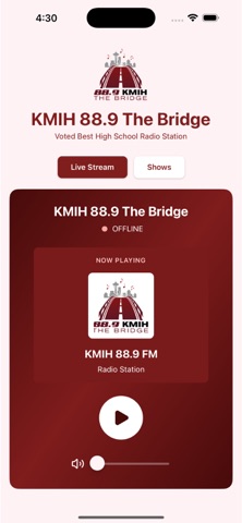 KMIH 88.9 screenshot