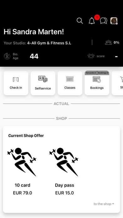 4-All Gym & Fitness S.L Screenshot