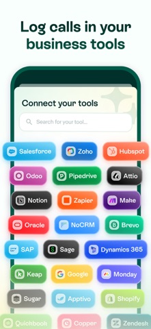 Allo: AI Second Business Phone iPhone screenshot