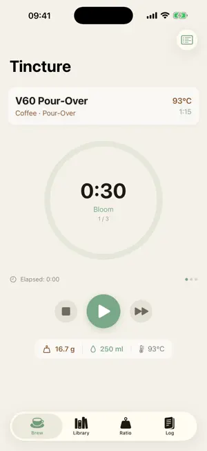 Tincture: Tea & Coffee Timer screenshot 1