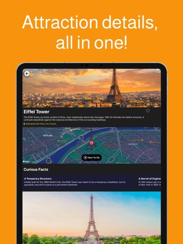 Paris Travel Guide . iPad screenshot