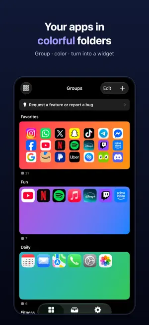 App Folder Launcher WidgetLoft screenshot 3
