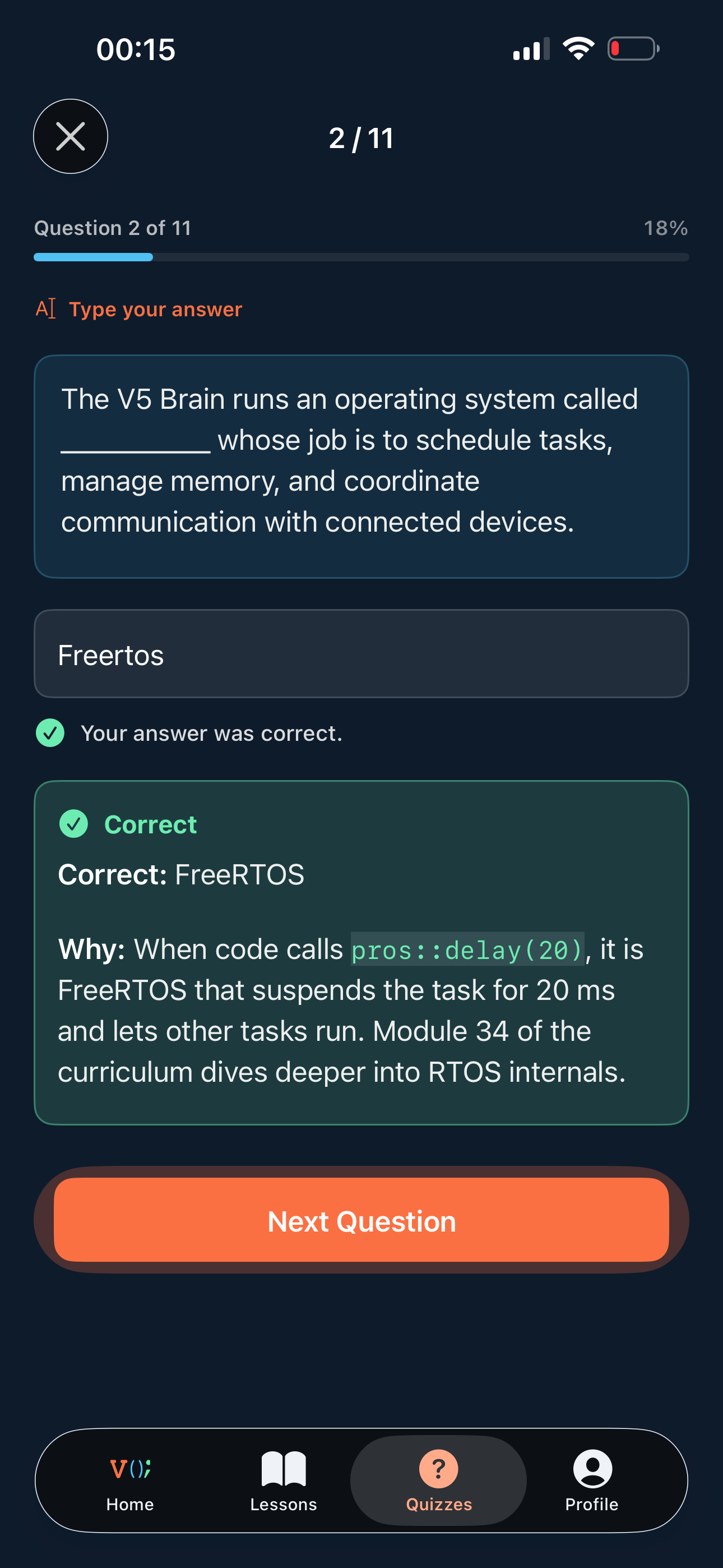 VexTrainer screenshot 3