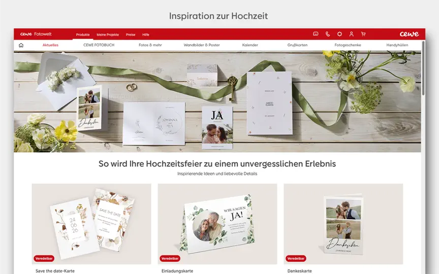 Screenshot von CEWE Fotowelt auf dem iPhone 6