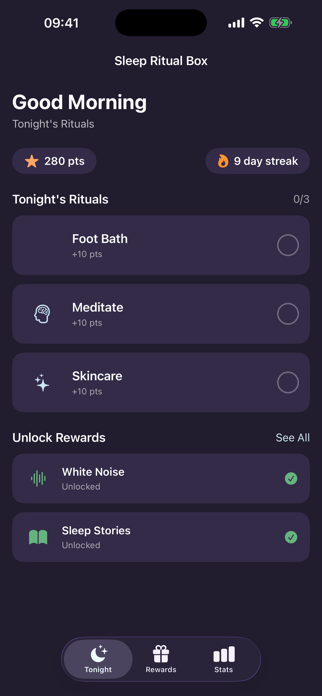 SleepRitualBox Screenshot 1 of 5