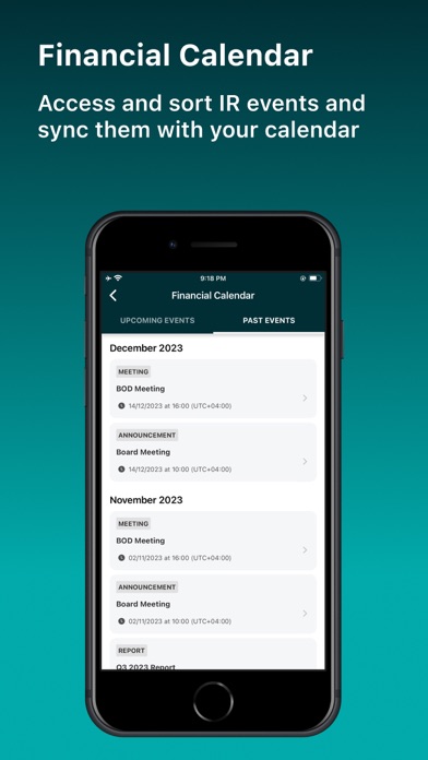 Waha Capital IR Screenshot