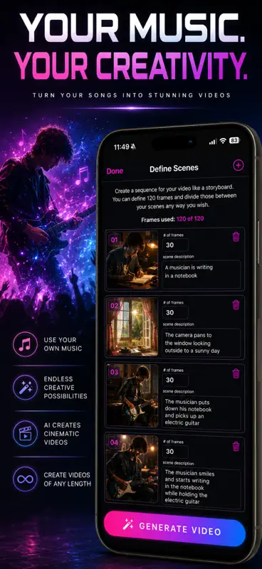 MAIVE: Music Video Maker, Song screenshot 3 of 5