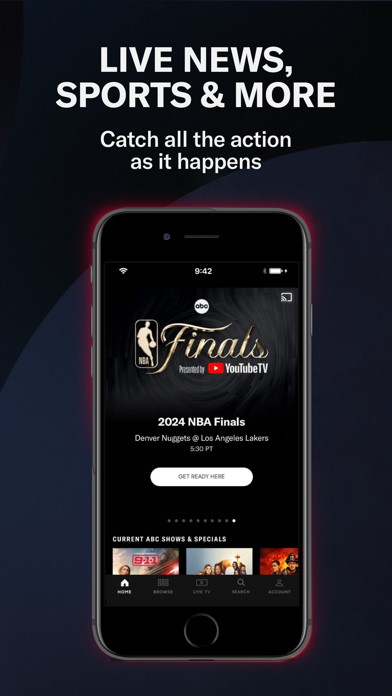 ABC: TV Shows & Live Sports Screenshot