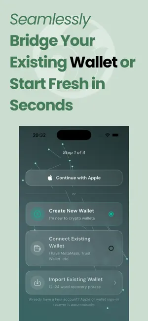 Fexr Wallet screenshot 2
