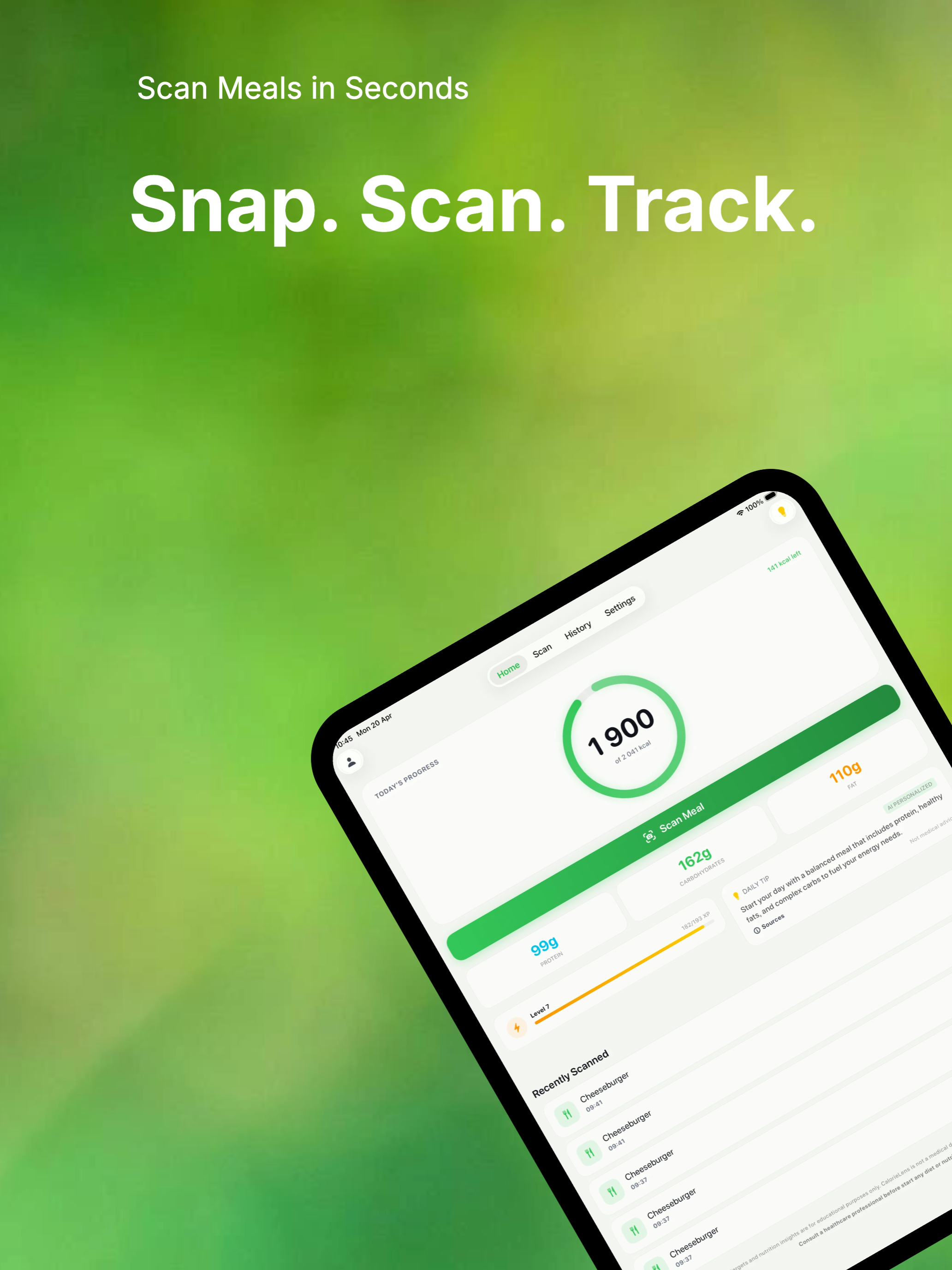 CalorieLens: AI Meal Scanner