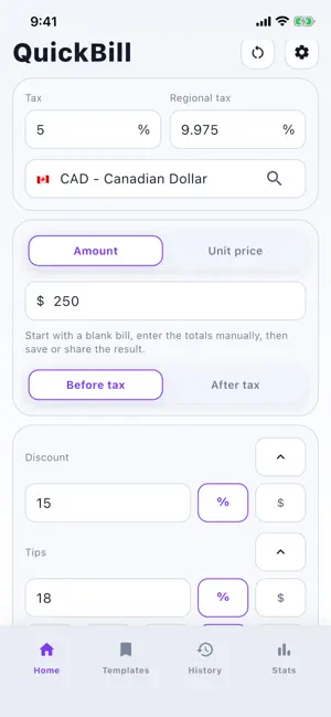 QuickBill: Receipt Tracker screenshot 1