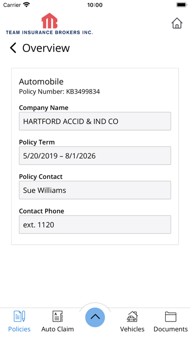 Team Insurance Brokers Screenshot