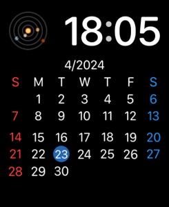 CalCs - Calendar Complications screenshot #2 for Apple Watch