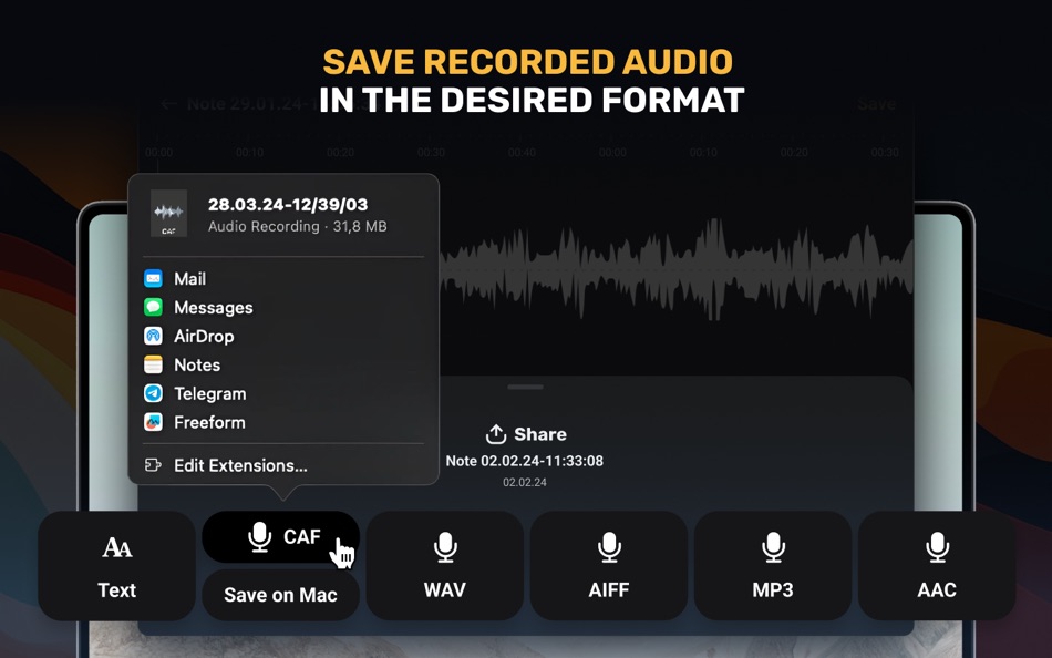#5. Voice Memos - Audio Recorder (macOS) 由: Bitnite, TOO