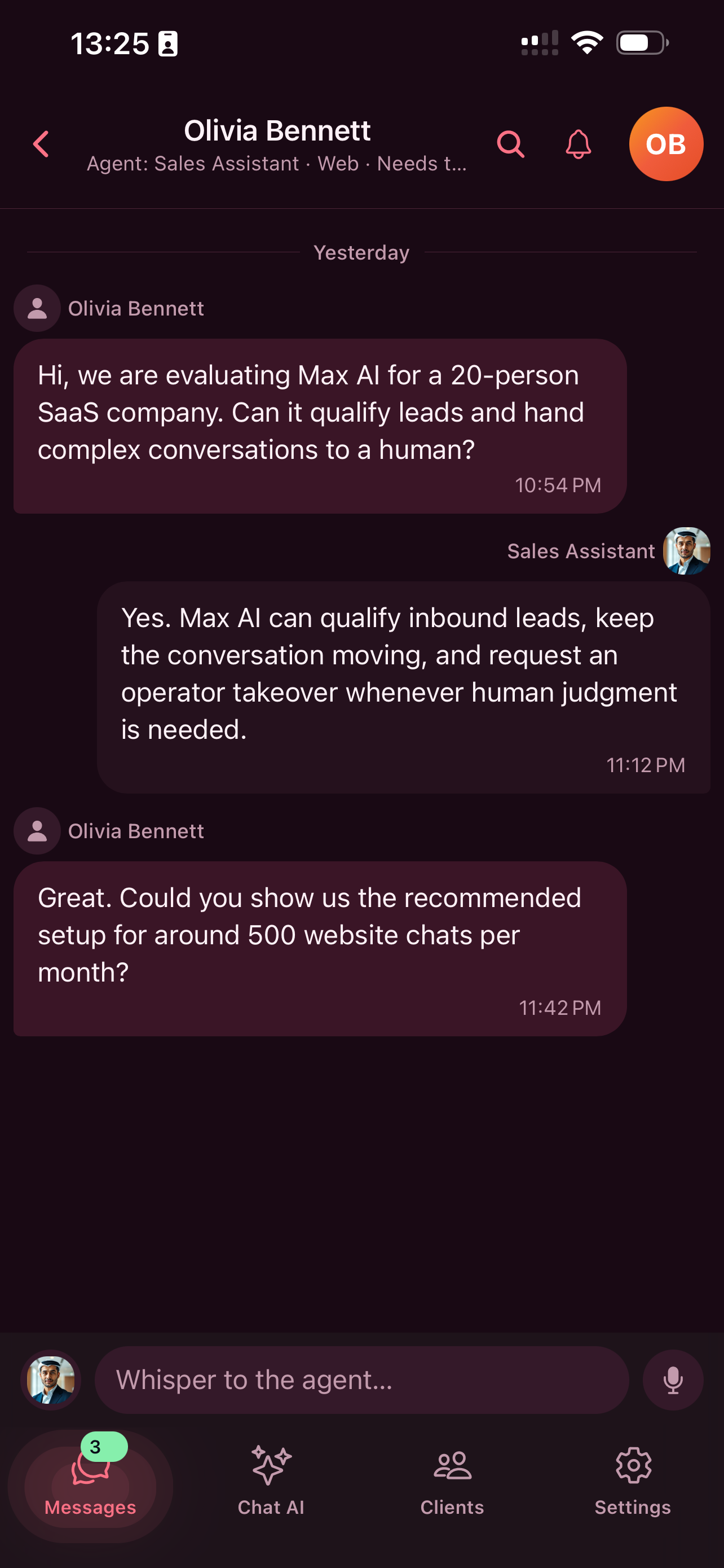 Max AI Agent screenshot 4