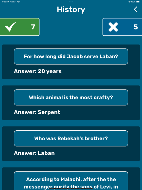 Screenshot #6 pour Bible Quizze
