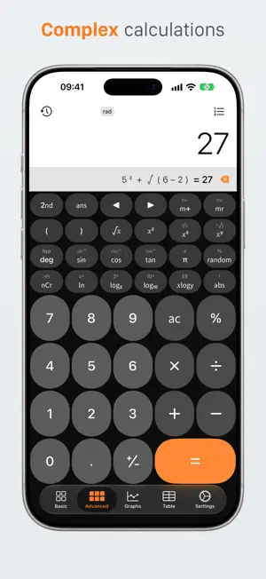 Calculator, basic and advanced screenshot 2