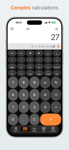 Calculator, basic and advanced Screenshot 2 of 7