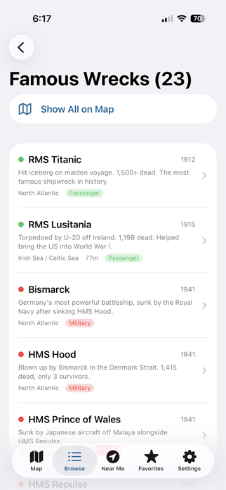 WreckMap Screenshot 3 of 10