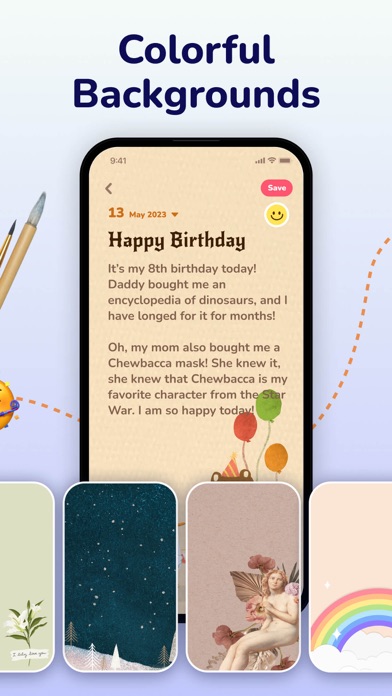 Diary with Lock: Diary Journal iPhone screenshot 8 - Lifestyle app