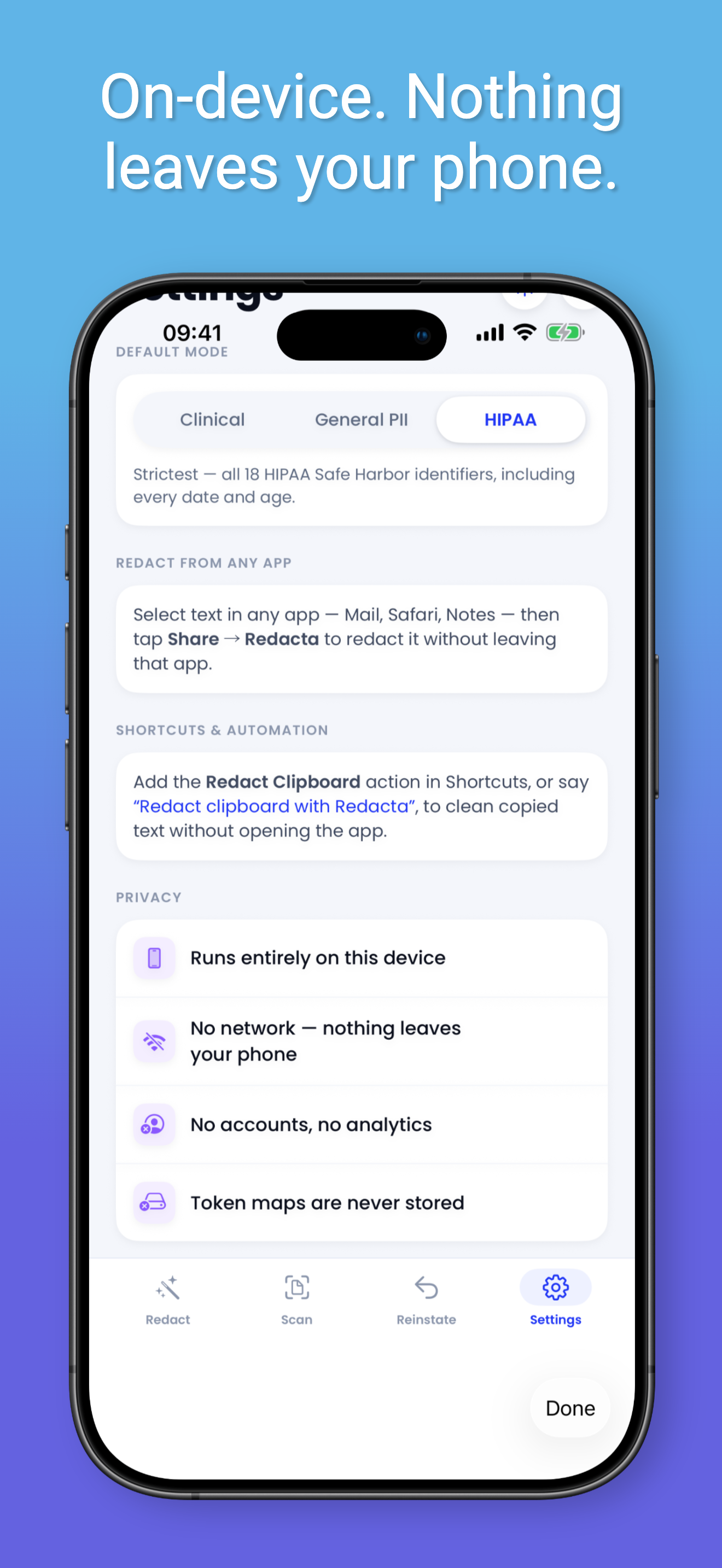 Redacta – Redact for AI screenshot 5