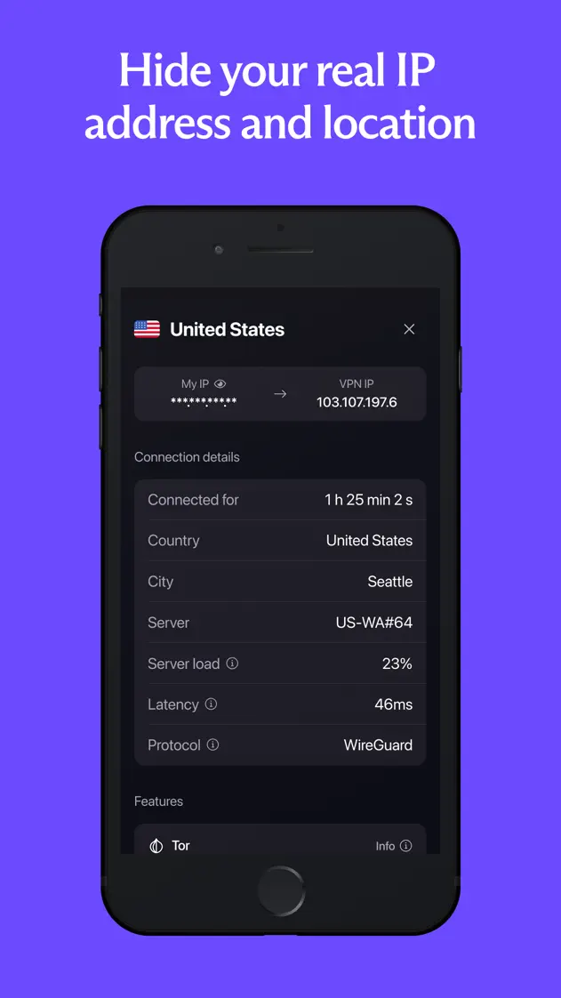 Proton VPN, App Store screenshot 4