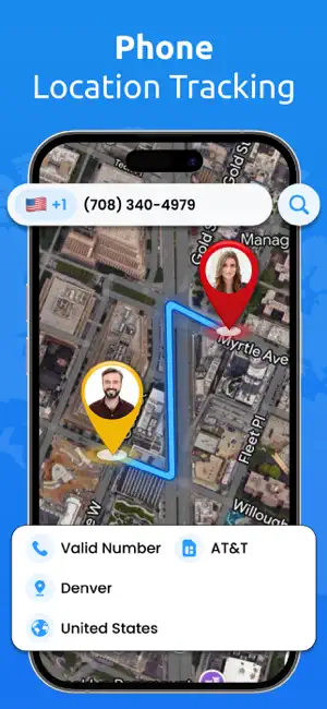 GPS Phone Location Map Tracker screenshot 1