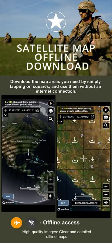 Satellite Map Offline Download screenshot 1 of 7