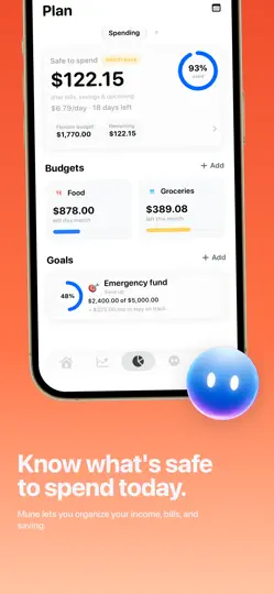 Screenshot von Mune - Private Finance AI auf dem iPhone 4