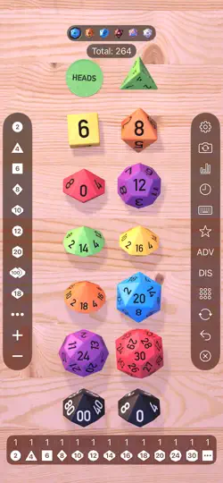 Captura de pantalla de Dice By PCalc en iPhone 1