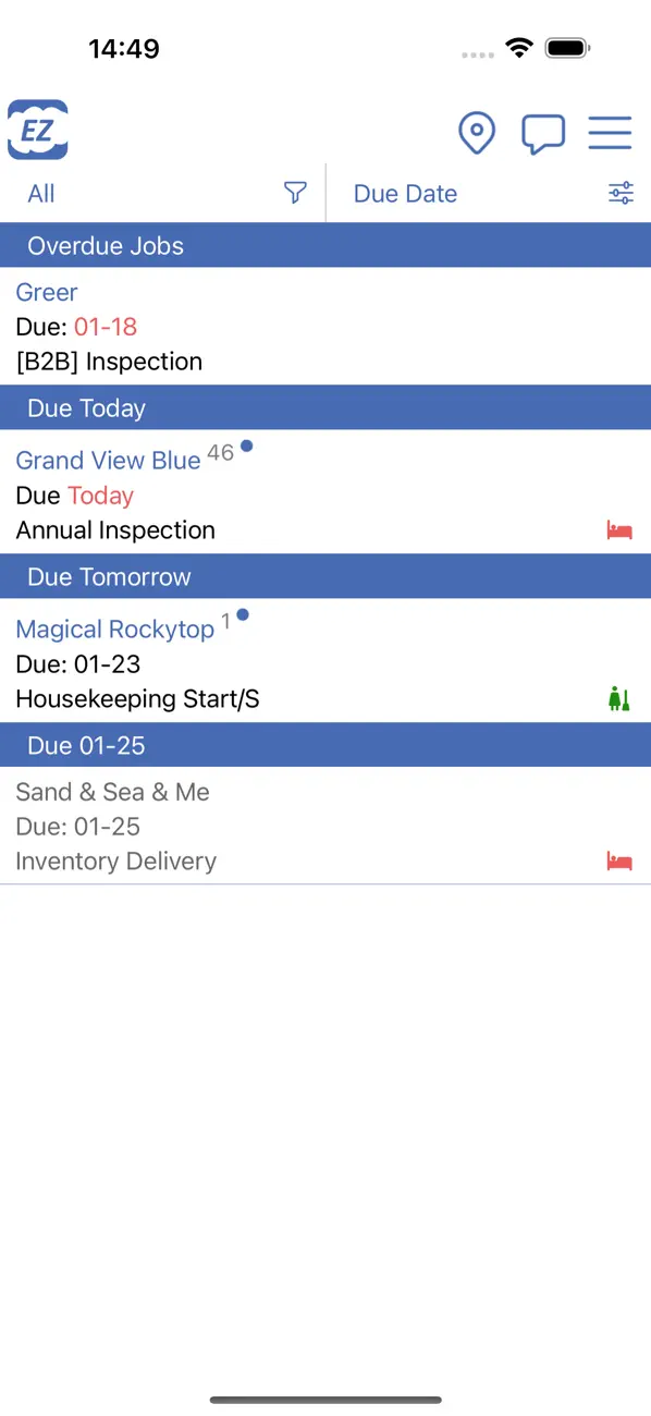 Screenshot #1 pour EZ Inspections Mobile