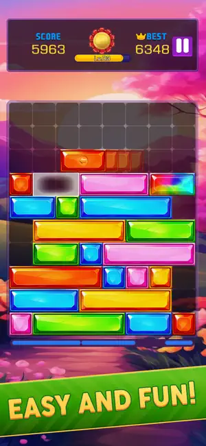 Jewel Block - Sliding Puzzle screenshot 3