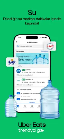 Screenshot von Trendyol Go: Yemek, Market, Su auf dem iPhone 4