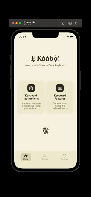 Yorùbá Deck Keyboard screenshot 1