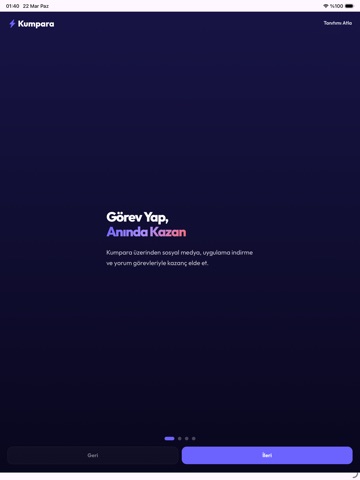 Kumpara:Görev Yap,Kazan! iPad screenshot 1