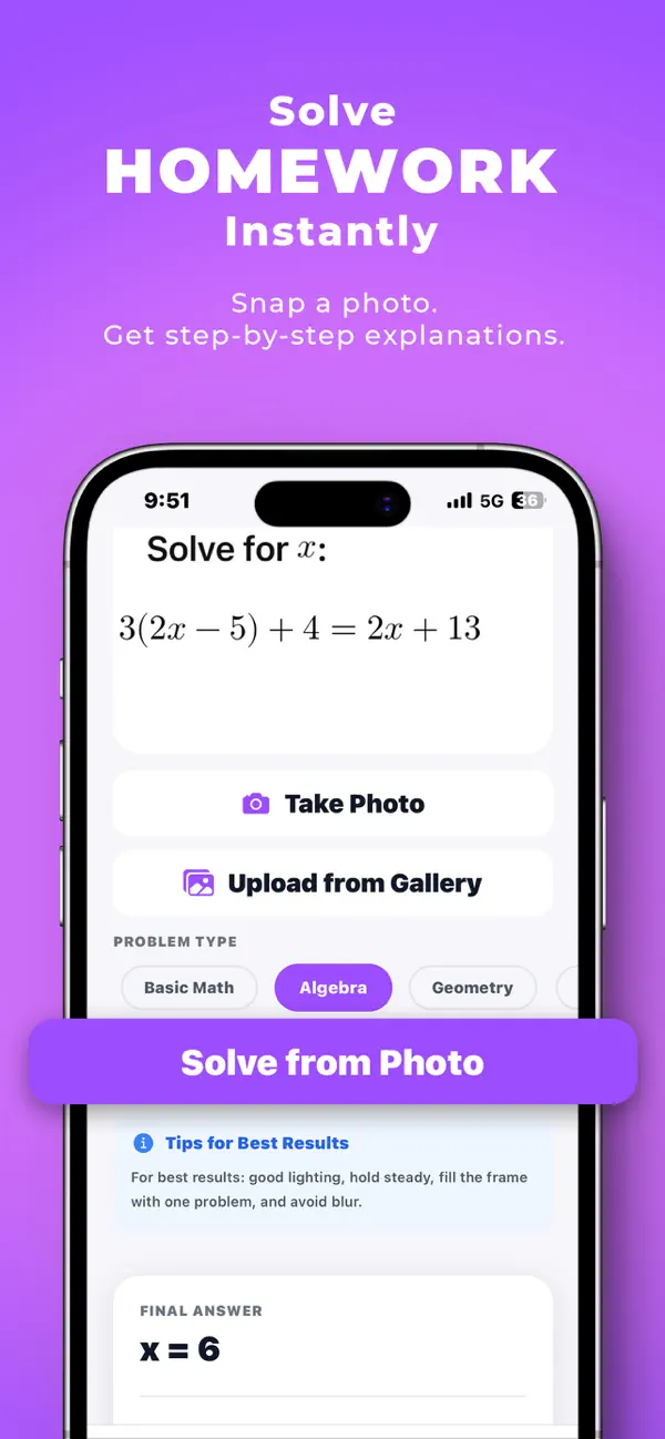 Screenshot #1 pour Ai Snapsolve